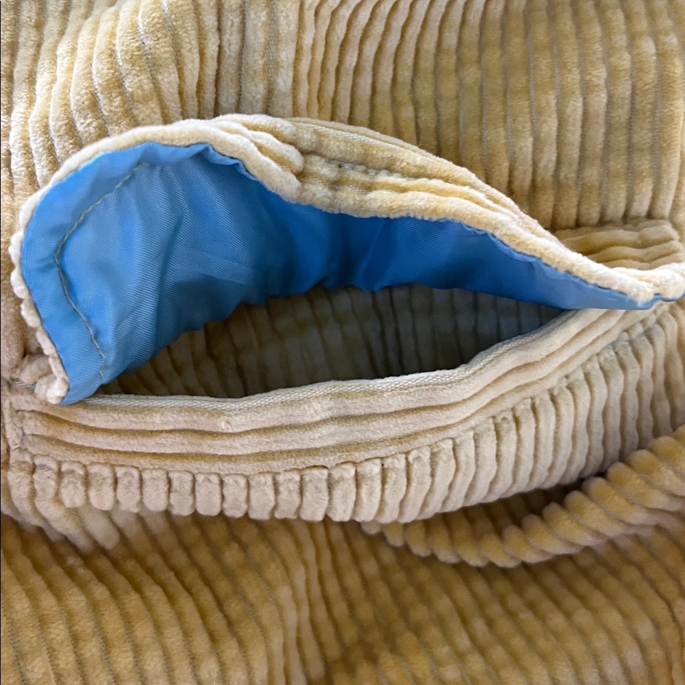 J. Jill Chartreuse Corduroy
Jacket Removable Quilted Blue
Lining Pockets - Picture 8 of 8